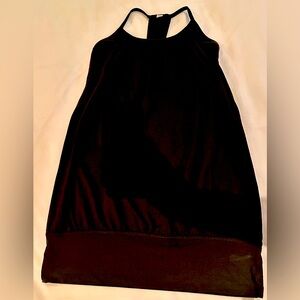 Lululemon Black No Limits Tank Top with built in bra!  Size 8/10 EUC! Like NEW!!